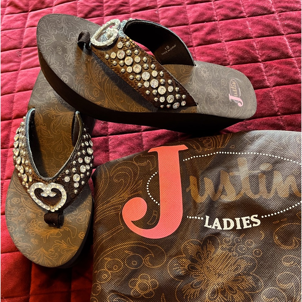 Justin Ladies Sandals